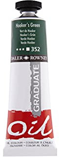 Daler Rowney : Graduate Oil Paint : 38ml : Hookers Green