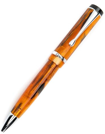Conklin Duragraph Ballpoint Pen in Amber – Luxury Writing Instrument with Warm Amber Finish, Best Gift for Professionals & Collectors