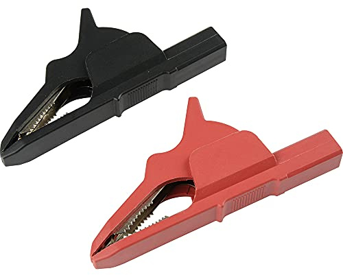 Herth+Buss 95980778004 TesTip Klemme, Elektrische Universalteile | mit Bananensteckerbuchse | 2 Stck.