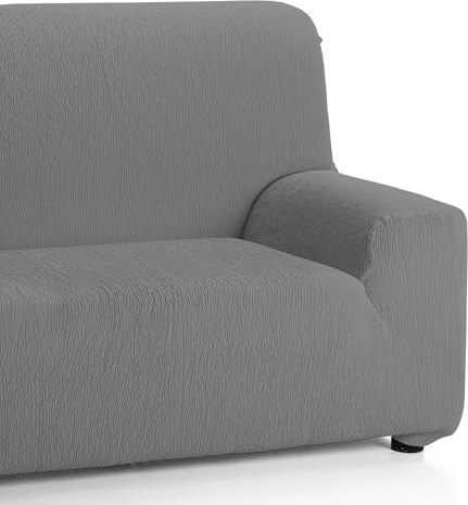 Martina Home Emilia Elastischer Sofabezug für 2-Sitzer, Grau, Breite 120 bis 170 cm