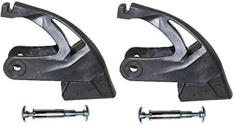 Colcolo 2er Pack Gummi Rollschuhe Bremsbeläge Adult Inline Skates Brakes Block Schwarz