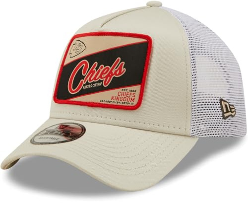 New Era A-Frame Trucker Cap - Kansas City Chiefs Stone beige