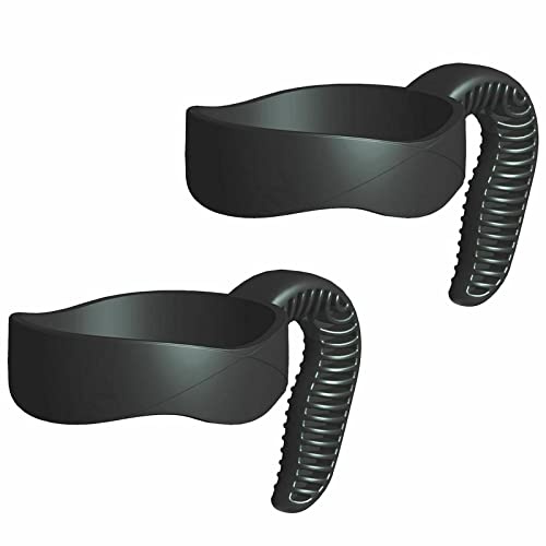 BRAVECOW Replacement Cup Handle for 30oz Cup Tumblers Coffee Cup Handle Anti Slip Travel Mug Grip Cup Holder (2PCS Black)