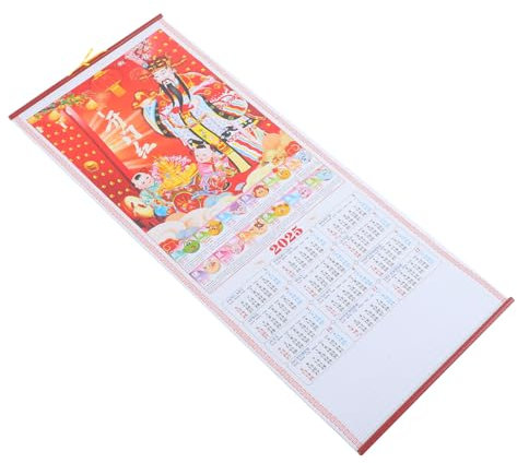 Gogogmee Wandhängender Kalender Chinesischer Jahreskalender Im Eleganten Design Mit Hochauflösung Für Mühelose Planung Und Organisation Für Zuhause Oder Büro