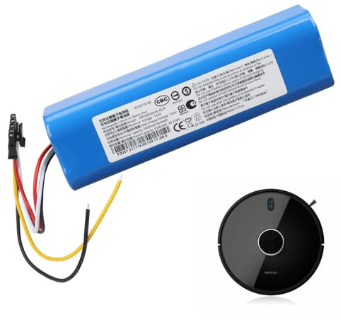 Batería de Repuesto de Iones de Litio de 14,4 V y 5600 mAh Compatible con Cecotec Conga 4090 4490 4590 4690 Batería para aspiradora Robot