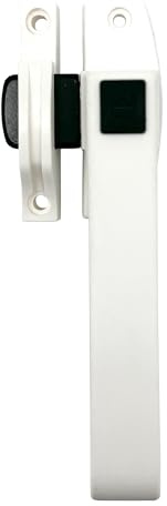 MICEL - 51415 - Cierre a presión en nylon para puertas, adecuado para la mano derecha, color Blanco, 52 x 145 x 55 mm