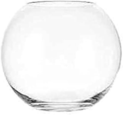 Boule Géante XXXL en Cristal Clair, Vase Soufflé à la Bouche - Le Diamètre 40 cm, Hauteur 34 cm, Ouverture 21-22 cm