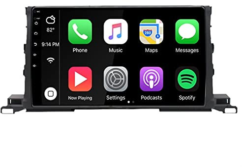 JINFOLI Autoradio 2Din GPS Stereo Octa Core WIFI 4G 64G DSP Android 10 Lettore multimediale for auto Adatto, for Toyota, Highlander 3 XU50 2013-2020 Impianto audio stereo per auto(1GB 32GB WIFI 4G)
