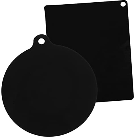 Alipis 2pcs Silicone Induction Cooktop Pads Heat Protection Mat Protective Pad for Kitchen Cooker Countertop Use