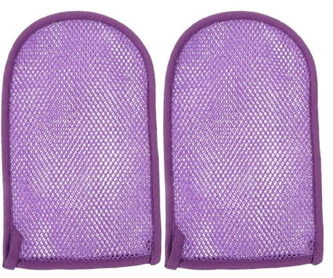 ERINGOGO 2 Piezas Guantes De Baño Exfoliantes Para Ducha Baño y Cuerpo Guantes De Exfoliante Para Scrub Manoplas Para Ducha y