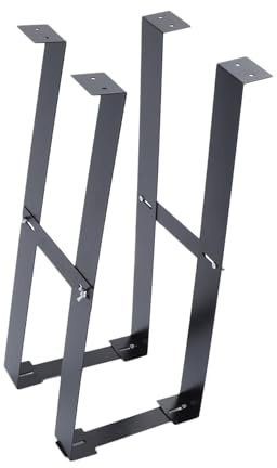GALPADA Soporte para Torre PC Ajustable de Acero Resistente Colgador de CPU para Escritorio Espacio bajo Mesa Fácil Instalación y Diseño Regulable