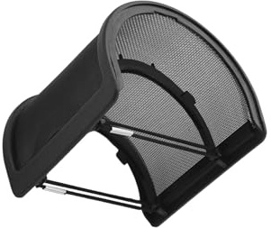 Zanthicia Paravientos de micrófono en Forma de U Filtro portátil Micrófono de Malla metálica Mantiene el Equipo Limpio Aumenta el Sonido Protector de, Negro sin Algodón, 3.15 x 2.95 Pulgadas