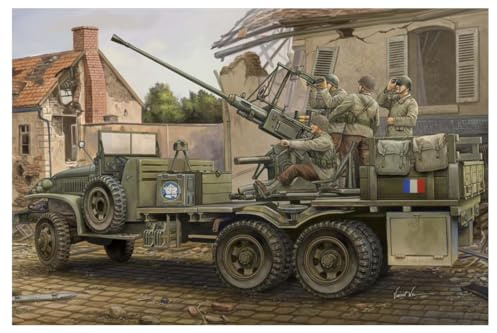 Hobby Boss 82459 modellbyggsats GMC Bofors 40 mm gun, olika