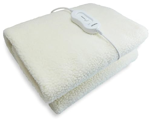 Schallen Premium Comfort Electric Heated Blanket, Remote Control with 3 Heat Settings (Double, Soft Fleece Electric Blanket)