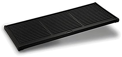 Enders® Guss-Wende-Platte für Gasgrill: KANSAS 3-Brenner, aus Gusseisen, 1/3 Grillfläche, Grill-Zubehör, Grillplatte, massive Grill-Gussplatte, doppelseitig anwendbar, #7880