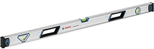 Bosch Professional Wasserwaage 120 cm (Rundum Ablesbar, Aluminium Gehäuse, Robuste Endkappen, Blister)