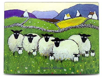 Thomas Joseph Planche à découper en verre pour album de famille Motif mouton