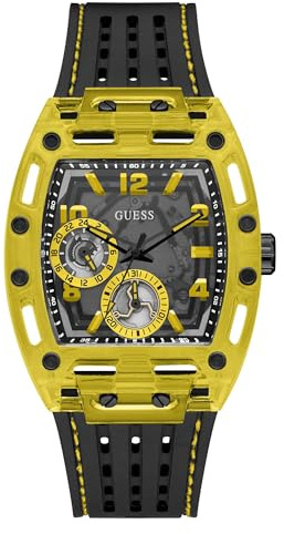 Guess Men's Trend Casual Tonneau Diamond 43mm Watch