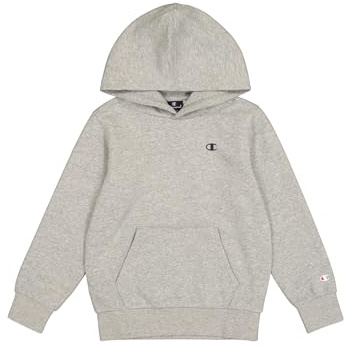 Champion Legacy Basics B-Ultralight Powerblend Fleece Huvtröja Barn och ungdomar, Ljusmelerad grå, 13-14 år