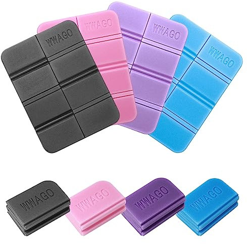 Sitzkissen Outdoor Faltbar 4 Stück, Sitzunterlage Outdoor Kinder Erwachsene, Wasserdicht, Thermo, Tragbar Sitzmatte Für Outdoor Spielplatz Garten Stadion Jagd Camping Wandern Picknick