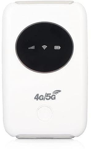 Yunseity Módem WiFi USB 4G LTE, Enrutador de Módem WiFi Desbloqueado 4G 5G 300Mbps hasta 10 Dispositivos, Enrutador WiFi Móvil con Tarjeta SIM para Fiestas, Viajes, Viajes de Negocios,