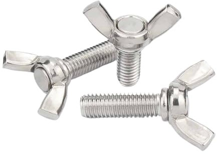 M10 Flügelschrauben 304 Edelstahl Flügelkopfschrauben DIN316 (Color : 16mm, Size : M10 (1Pcs))