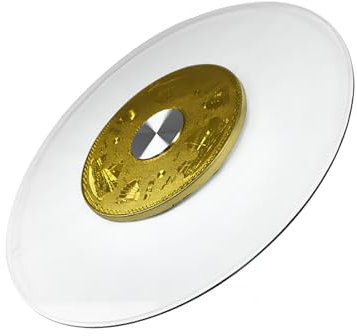 Tocadiscos redondo grande de vidrio templado para mesa de comedor de cocina de 100 cm de diámetro
