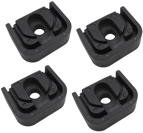 TEMPNAP 4pcs Heavy Duty Anti-vibration Rubber Pads for Air Conditioner Shockproof Isolation Mats for Noise Reduction and Weather Resistance Easy to Install for Outdoor Use