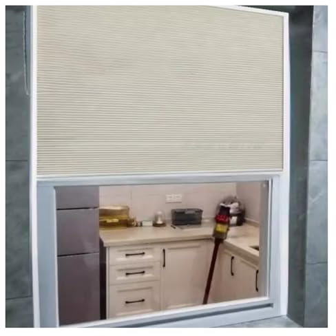 Ausziehbare Klappfenster, anpassbare Waben-Teleskop-Tür, Akkordeon-Tür, Bodenlose Schiene, 180 cm, 221 cm, Raumteiler, Tor für Waschraum/Schrank/Schuhschrank/Terrasse (107 x 220 cm)