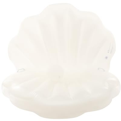 Loobiiny Flotador de piscina hinchable con bola de perlas, colchón de aire de hasta 100 kg, flotador de 120 x 120 x 120 cm