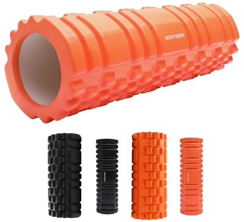 NORTHERN Foam Roller for Deep Tissue Muscle Massage, Sports Recovery & Pain Relief, Ultra Lightweight Fitness Tool for Gym, Yoga, Pilates, Physio, Stretching & Myofascial Release Workouts