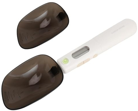 Cuchara Medidora Digital, Báscula de Cuchara 500g/0,1g USB-C Recargable, 2 Cabezales Desmontables LED Tara Hold con Escala para Café Especias Repostería Cocina Diaria y Alimentos para nivel de burbuja