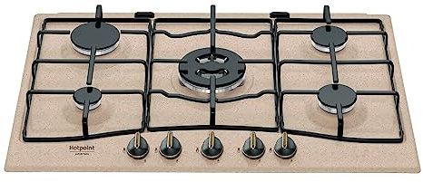 Hotpoint PCN 750 T (AV) R/HA Piano cottura colore avena 75cm, linea TRADIZIONE, 5 fuochi gas di cui una tripla corona. Colore Avena