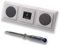 Busch-Jaeger (Original) DAB+ Unterputz Bluetooth Radio 8217U-101 Balance SI alpinweiß mit 2 x Lautsprecher im 3fach Rahmen + EBROM Phasenprüfer zur Montage der Geräte