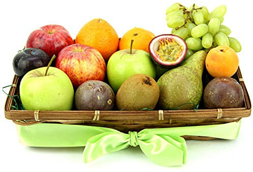 Fruit Zest Basket - Fruit Gift Baskets and Gift Hampers with Next Day UK delivery with Personal Message attached