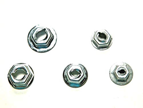 Retro-Motive #1706 Thread Cutting Nut Assortment, 1/8-1/4 Stud (125 Pieces - 25 of Each Size) (1299-1303)