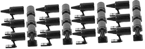 LIFKOME 24piezas Silbato De Ciervo Para Coche y Motocicleta Dispositivo De Advertencia De Animales y Duradero Fácil Instalación Parachoques o Rejilla