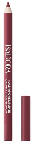 IsaDora All-i-one lipliner - Krämig Läppenna med Långvarig Hållbarhet (06 cinnabar)