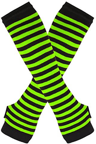 Anevous 1 Paar Damen Lange Fingerlose Handschuhe, Winter Stricken Armwärmer, Fingerlos Armstulpen Damen, Stulpen Handschuhe, Langarm Fäustlinge für Frauen Herbst Winter
