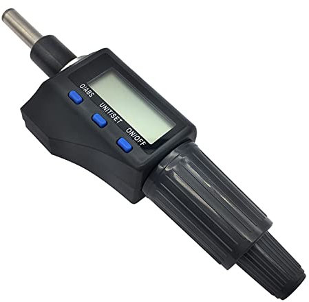 Micromètre extérieur 0-25mm Micron Micron Têtes de micromètre Micron 0.001mm Haute Precision Micromètre Digital Micromètre Compteur électrique avec batterie, Outil automobile d'atelier de machiniste