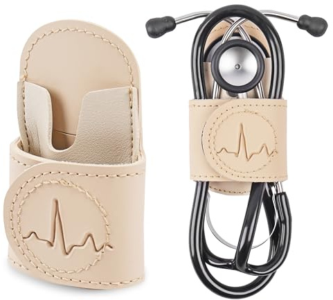 Czzmy Stethoskop-Halter, Hüftclip, Nachtschicht, Krankenschwester-Organizer für Peelings, Pflegeutensilien, Holster (1 Aprikose)