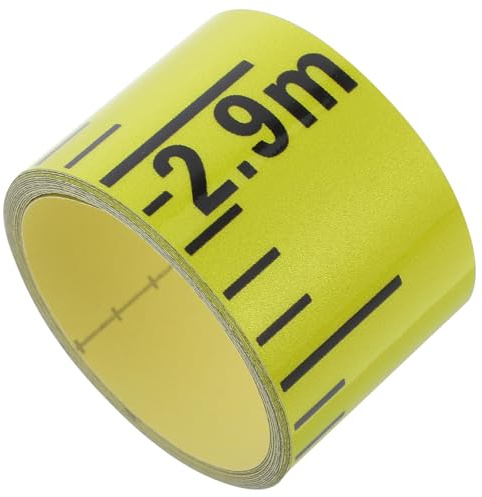Angoily Water Level Gauge Sticker 5cm x Adhesive Measuring Tape Pool Water Level Meter Self-Adhesive for Tank and Container Measurement