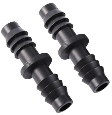 8 11 millimetri Hooked Tubo Dritto Attraverso Connettore Serra Plastica Tubo Adattatore Connettore 20 Pezzi di Tubo