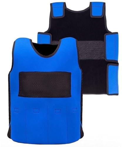 Justerbar viktad sensorisk väst med anpassningsbara sandsäckar, lugnande terapeutisk tryckväst för sensoriskt bearbetningsstöd (S: längd 35 cm bröst 61 cm)