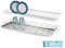 Scolapiatti da incasso in ACCIAIO INOX 86cm per pensile da 90cm con vaschetta.