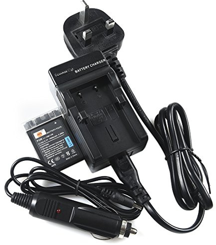 DSTE® LI-10B Rechargeable Li-ion Battery + DC82U Travel and Car Charger Adapter for Olympus C-50 C-60 C-70 C-470 C-760 C-765 C-770 C-5000 C-7000 D-590 X-1 X-2 X-3 X-500 FE-200 IR-500 Stylus 300 400 410 500 600 800 810 1000 Digatal Camera as Olympus LI-12B