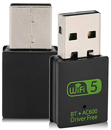 fasient1 USB WiFi Adaptador, Mini WiFi Dongle inalámbrico Dual Band 2.4G/5GHz, Tarjeta de Red Receptor Portátil Ap WiFi para PC Laptop Desktop, Soporte 7/8 /8.1/10, etc