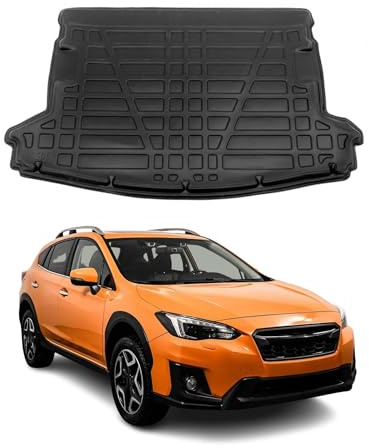 OMAC Kofferraumwanne Laderaumwanne kompatibel mit Subaru XV 2012-2025 Gummi TPE Schwarz
