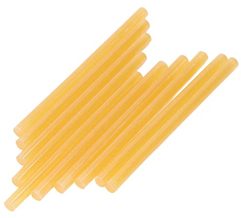 10 Barras de Pegamento Termofusible de 11 X 200 Mm, Barras Adhesivas de Pegamento de Alta Resistencia de Fuerte Adherencia para Pistolas de Pegamento de Más de 60 W, Amarillo