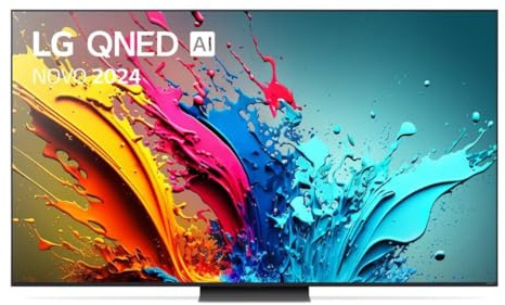 LG TV QNED 2024 | 65QNED86T | 65'' (164 cm) | QNED | Processeur α8 AI 4K | Alexa